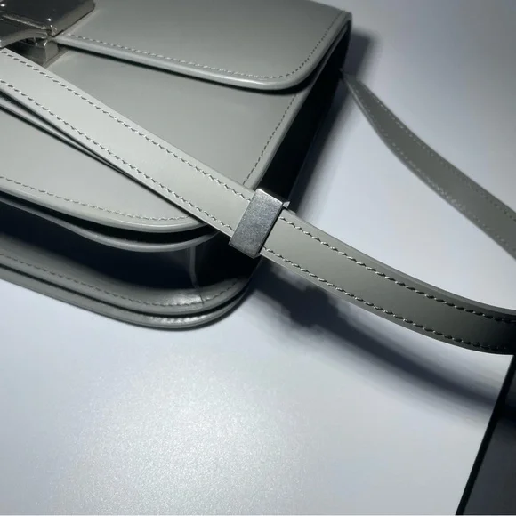 Celine Medium Classic Bag In Box Calfskin Gray - Picture 10 of 15